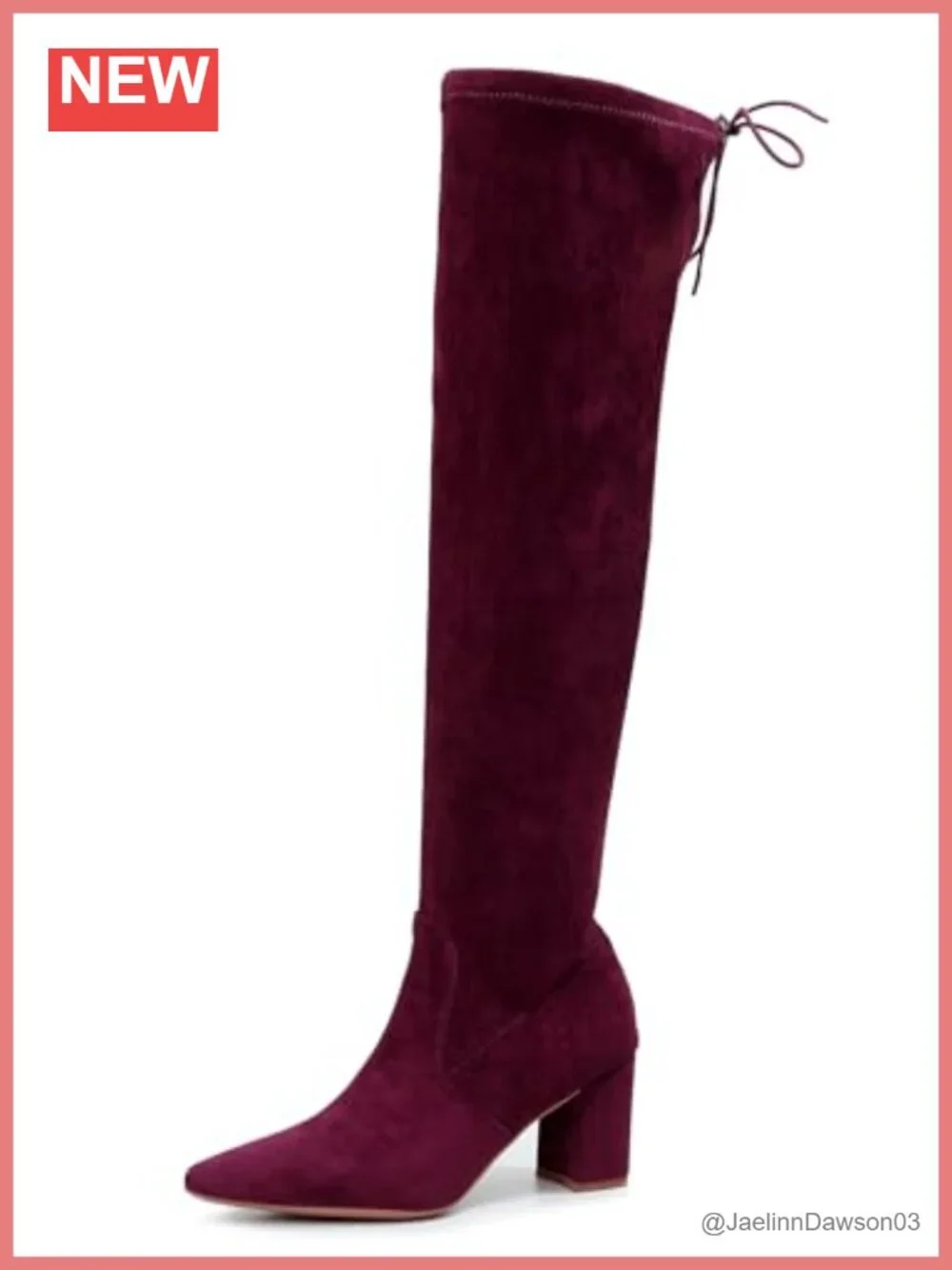 Women's OverKnee Stretchy Boot Pointed Toe Thigh-High Fashion Boot